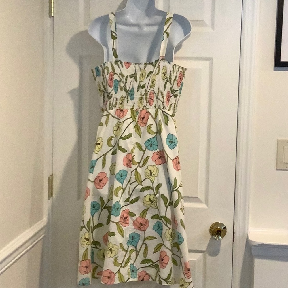 LAUNDRY by SHELLI SEGAL 100% Cotton Cottagecore Summer Wedding Guest Dress 6 - Picture 4 of 10